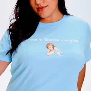 New Plus Size Christmas Holiday Graphic Tee